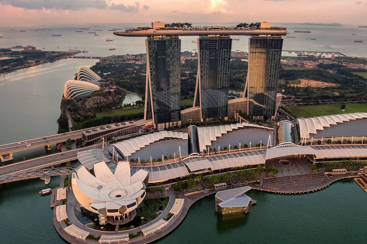 Singapore city skyline representing Grantify's home market