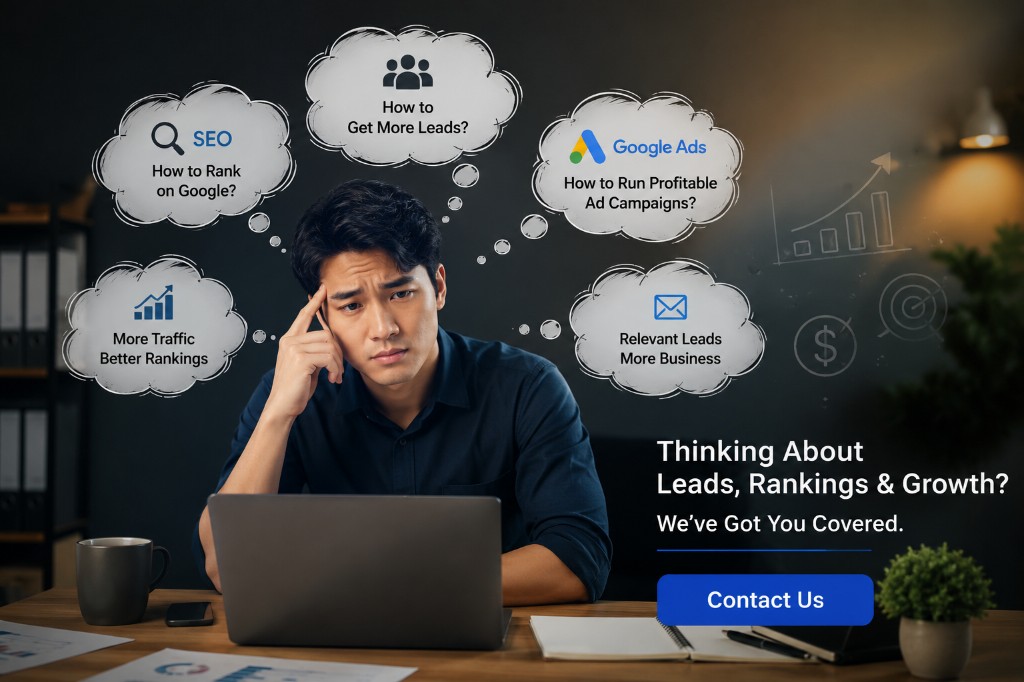 Thinking about leads, rankings and growth — Grantify has you covered. Contact us for SEO, Google Ads, and more leads